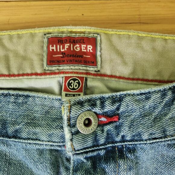 Y2K Tommy Hilfiger Men’s Jeans Size 36x30 Freedom Fit Vintage - Picture 4 of 6